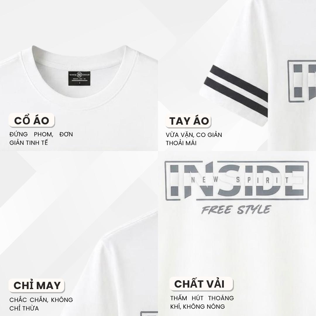 Cận cảnh cổ áo, tay áo, chỉ may và chất vải