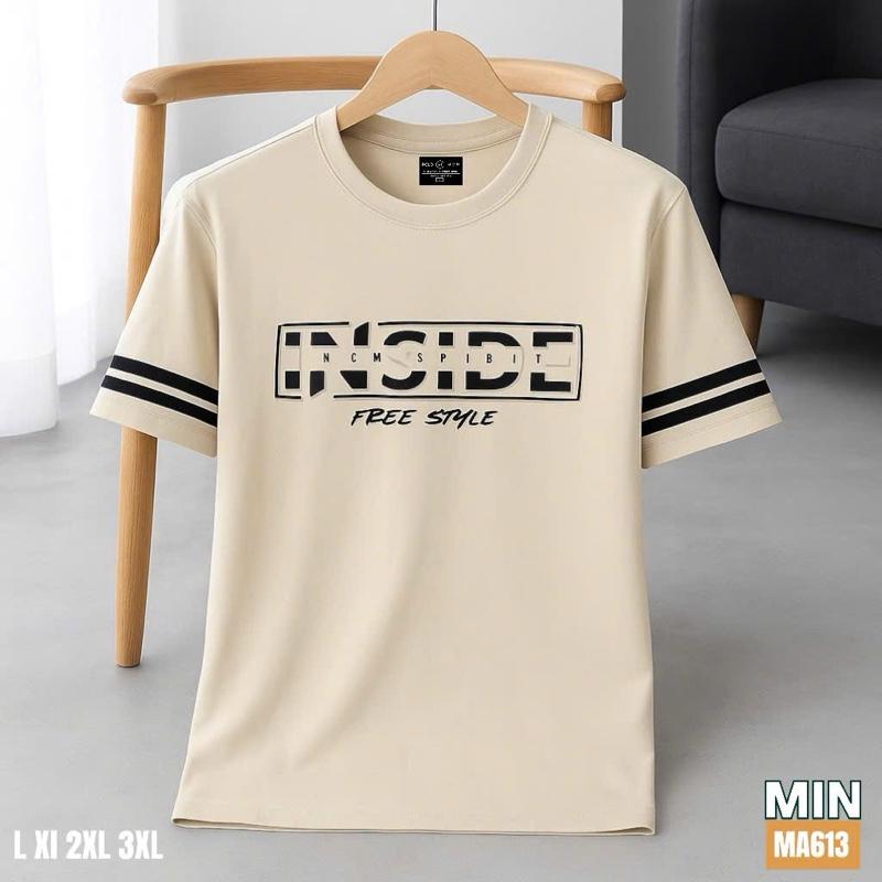 Áo INSIDE MA613 màu be treo móc gỗ