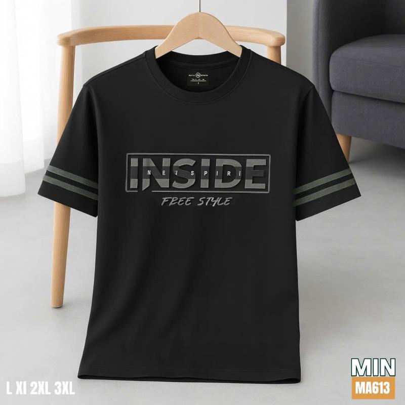 Áo INSIDE MA613 màu đen treo móc gỗ